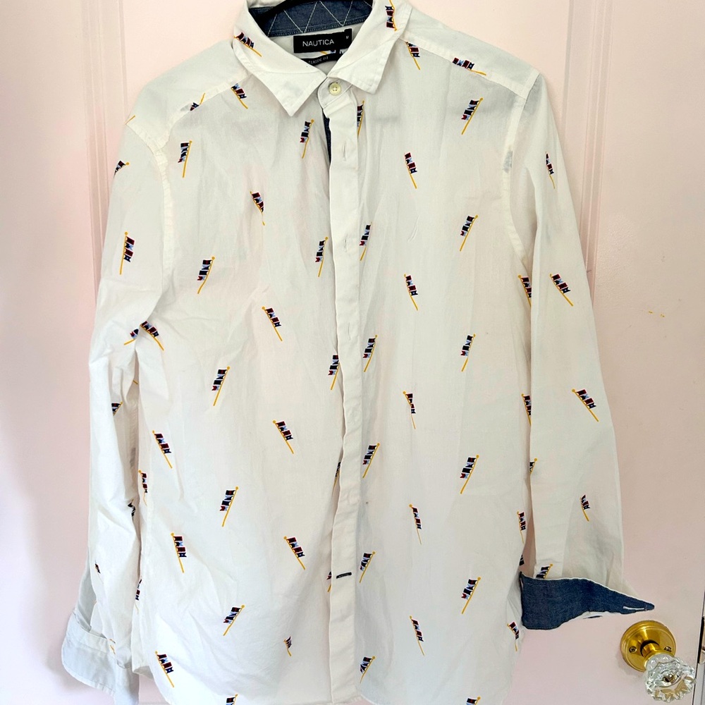 Nautica Flag Dress Shirt